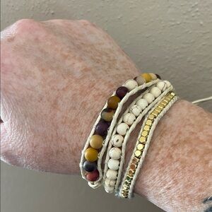Victory Emerson Multicolor Beaded Wrap Bracelet
